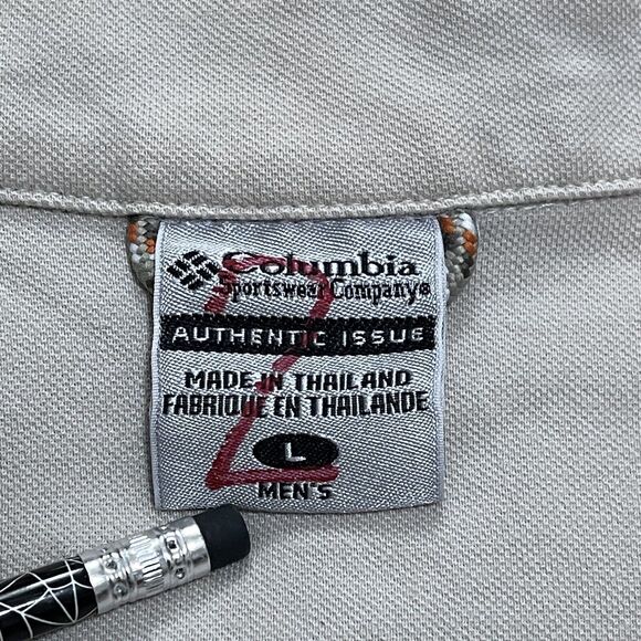 VTG Columbia Polo Shirt Mens Large Yellow Floral Hawaii Palm Tree Peekaboo Golf - Picture 2 of 10